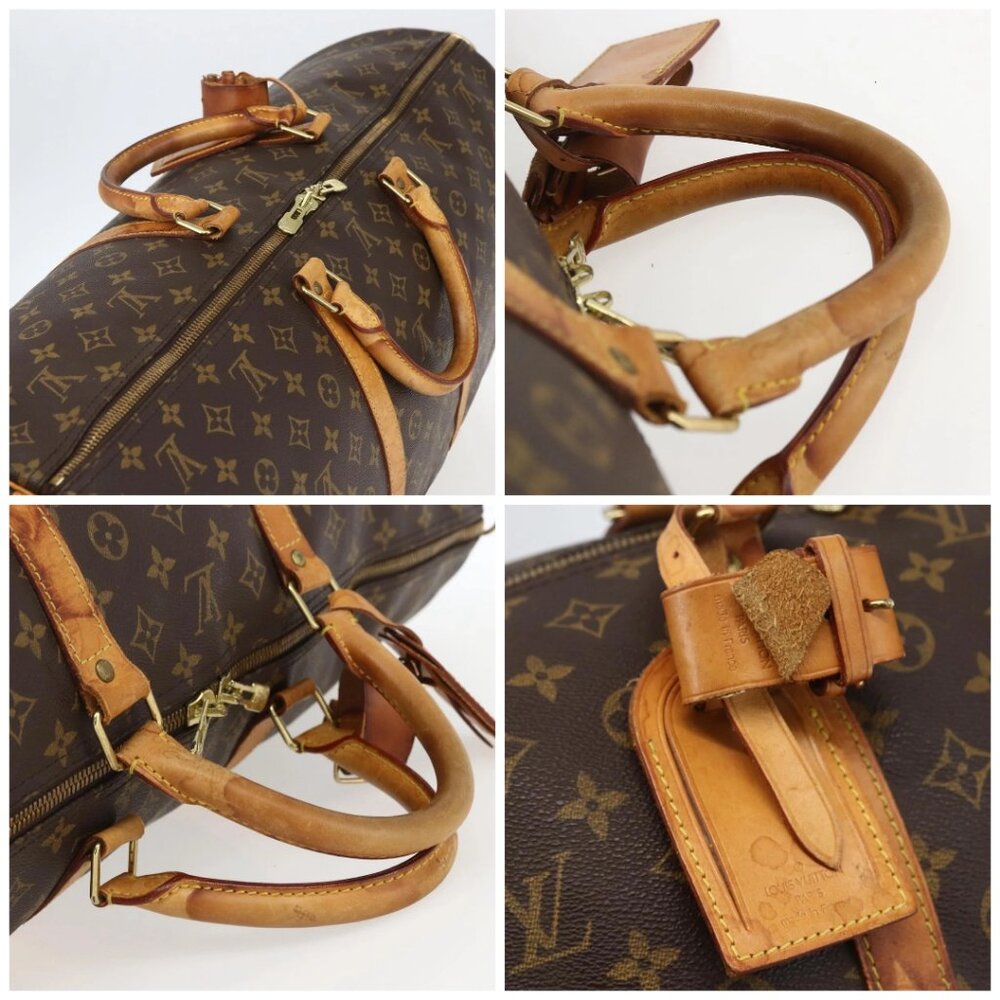 LOUIS VUITTON Monogram Keepall Bandouliere 60 Boston Bag M41412 LV Auth ka964 - Picture 16 of 16